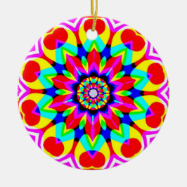 Ornamento De Cerâmica Magic Mandala