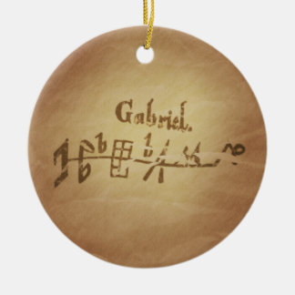 Ornamento De Cerâmica Magic Seal Angel Gabriel Protection Magic Charms