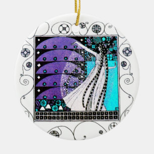 ORNAMENTO DE CERÂMICA MÁGICA DO PRIMAVERA