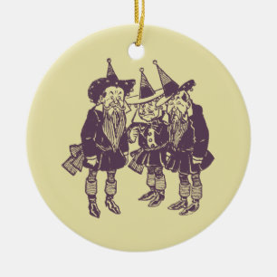 Ornamento De Cerâmica Mágico de Oz Munchkins