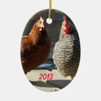 Ornamento De Cerâmica Mah Chikkens