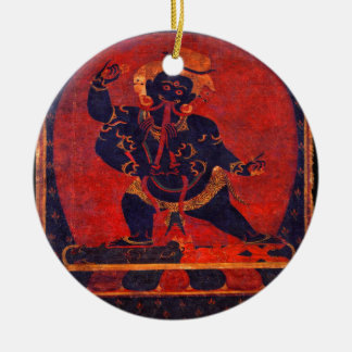 Ornamento De Cerâmica Mahakala, século XII