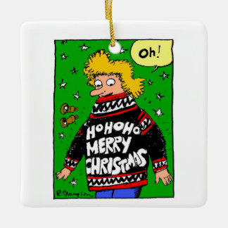Ornamento De Cerâmica Maio todas suas camisolas do Natal sejam mornas &