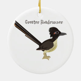 Ornamento De Cerâmica Maior Roadrunner