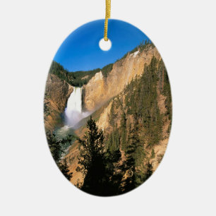 Ornamento De Cerâmica Mais baixas quedas Wyoming de Yellowstone