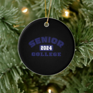 Ornamento De Cerâmica Mais velho 2024 College