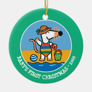 Ornamento De Cerâmica Maisy na praia