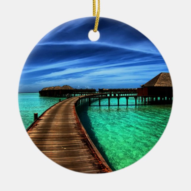 ORNAMENTO DE CERÂMICA MALDIVES 2 (Frente)