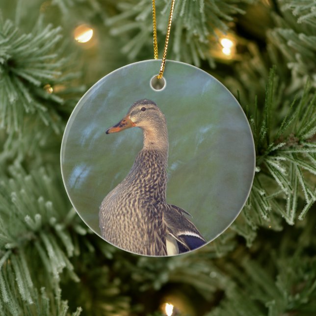 Ornamento De Cerâmica Mallard Duck Ornament  (Árvore)