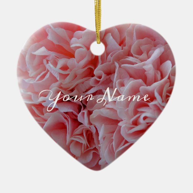 Ornamento De Cerâmica Mallow Rosa (Frente)