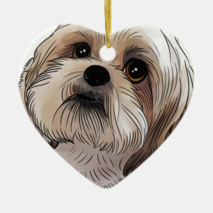 Ornamento De Cerâmica Malshi Mal-shi