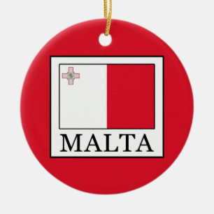 Ornamento De Cerâmica Malta