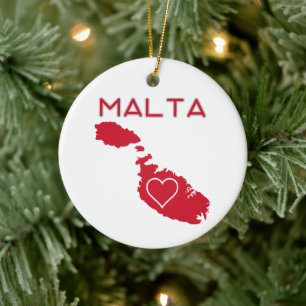 Ornamento De Cerâmica Malta