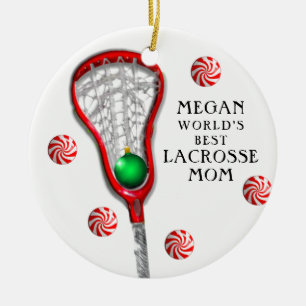 Ornamento De Cerâmica Mamã do Lacrosse