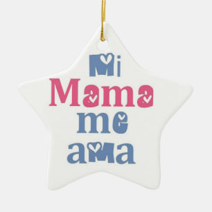Ornamento De Cerâmica Mama Me Ama do MI