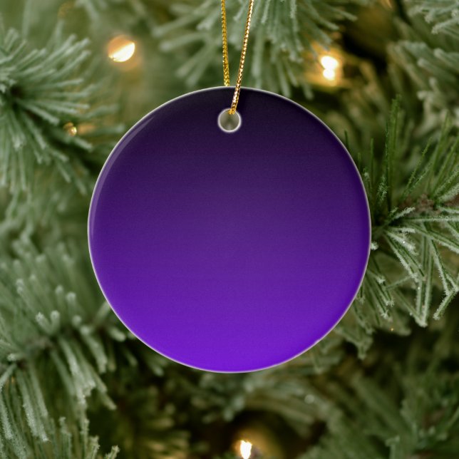 Ornamento De Cerâmica Mambre Roxo (Árvore)