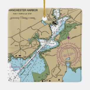 Ornamento De Cerâmica Manchester By the Sea MÃE Chart