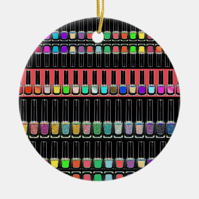 Ornamento De Cerâmica Manicure Nail Art (Frente)