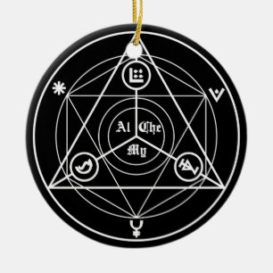 Ornamento De Cerâmica Manifesto de alquimia