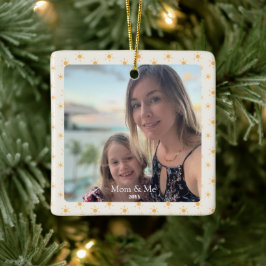 Ornamento De Cerâmica Manutenção de Fotografias Personalizada | Mamãe e