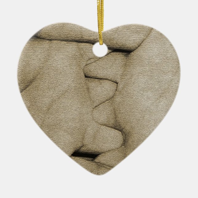 Ornamento De Cerâmica Mãos (Frente)