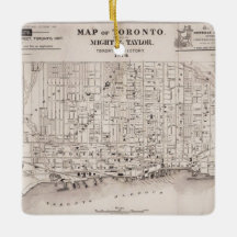 Mapa da Vintagem de Toronto