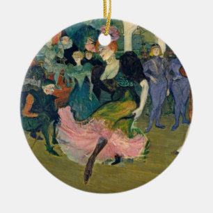 Ornamento De Cerâmica Mapa de Henri de Toulouse-Lautrec : A viagem de
