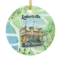 Mapa de Lambertville Nova Jersey