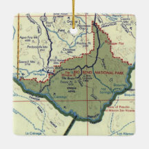 Mapa do Parque Nacional Big Bend