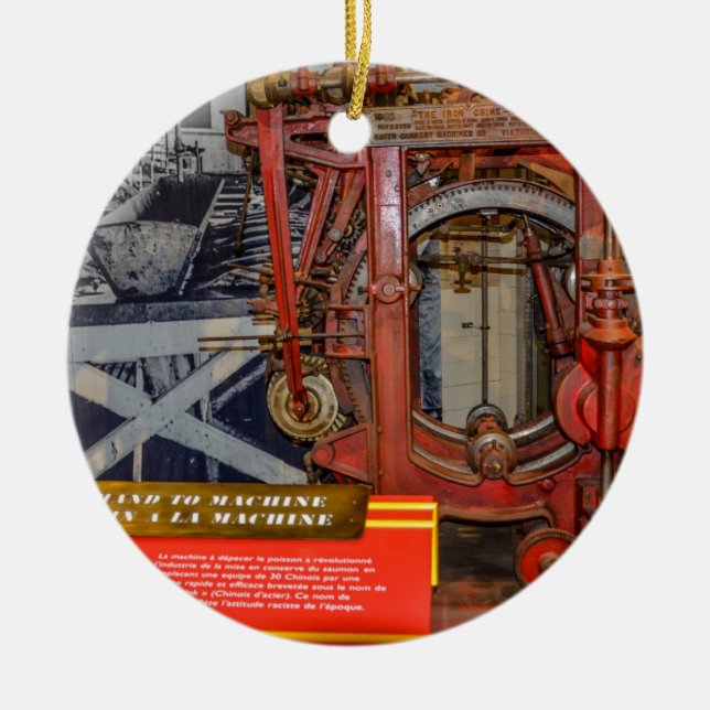 Ornamento De Cerâmica Máquina-instrumento, vila de Stevenson (Frente)