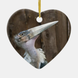 Ornamento De Cerâmica Marabou Stork