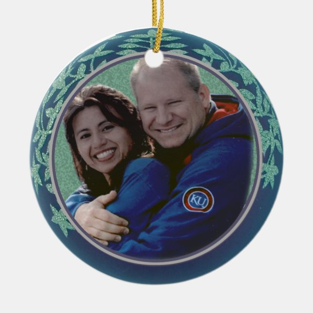 Ornamento De Cerâmica Margaret e Derick Orn (Frente)