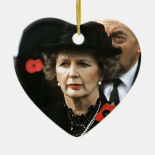 Ornamento De Cerâmica Margaret Thatcher I Love Maggie