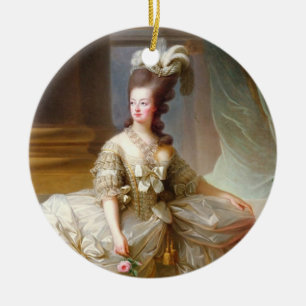 Ornamento De Cerâmica Marie Antoinette