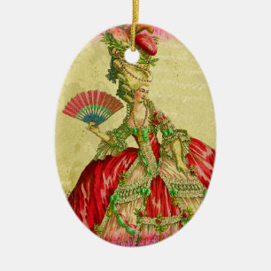 Ornamento De Cerâmica Marie Antoinette Keepsasasaame Ornament