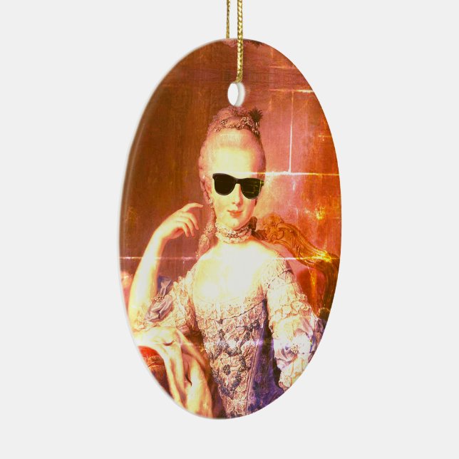Ornamento De Cerâmica ²Marie-Antoinette Marie-Antoinette, maluca Kitsch: (Direito )