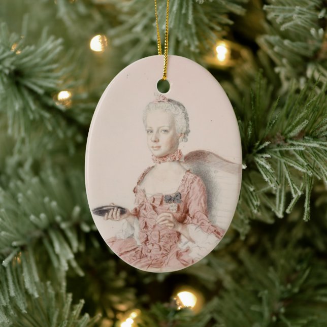 Ornamento De Cerâmica Marie Antonia von Österreich - Jean-Étienne Liotar (Árvore)