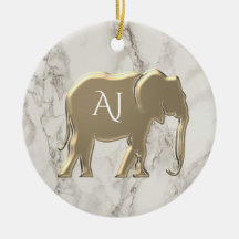 Mármore Elefante Dourado Monogramado