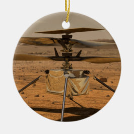Ornamento De Cerâmica Mars Ingenuity Helicopter