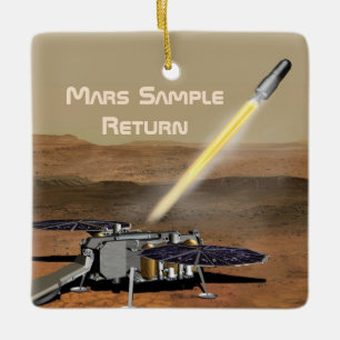 Ornamento De Cerâmica Mars Sample Return Mission