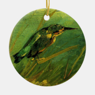 Ornamento De Cerâmica Martim-pescador de Vincent van Gogh