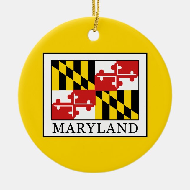 Ornamento De Cerâmica Maryland (Frente)