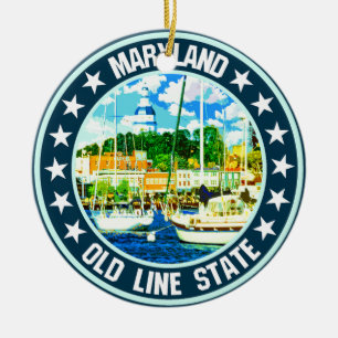 Ornamento De Cerâmica Maryland