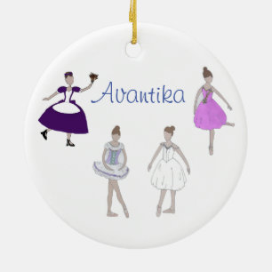 Ornamento De Cerâmica Marzipan/Flor/Maid/Noz Personalizado