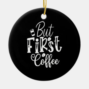 Ornamento De Cerâmica mas primeiro café