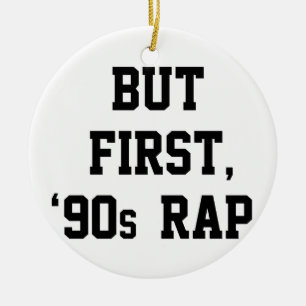 Ornamento De Cerâmica Mas primeiro rap