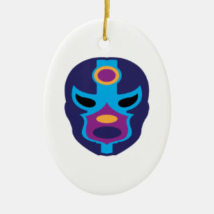Ornamento De Cerâmica Máscara de Lucha Libre