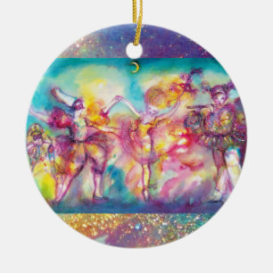 ORNAMENTO DE CERÂMICA MASCARADA / PLANTA DE BORRACHA