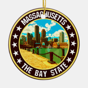 Ornamento De Cerâmica Massachusetts