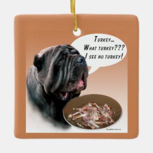 Ornamento De Cerâmica Mastiff napolitano Turquia
